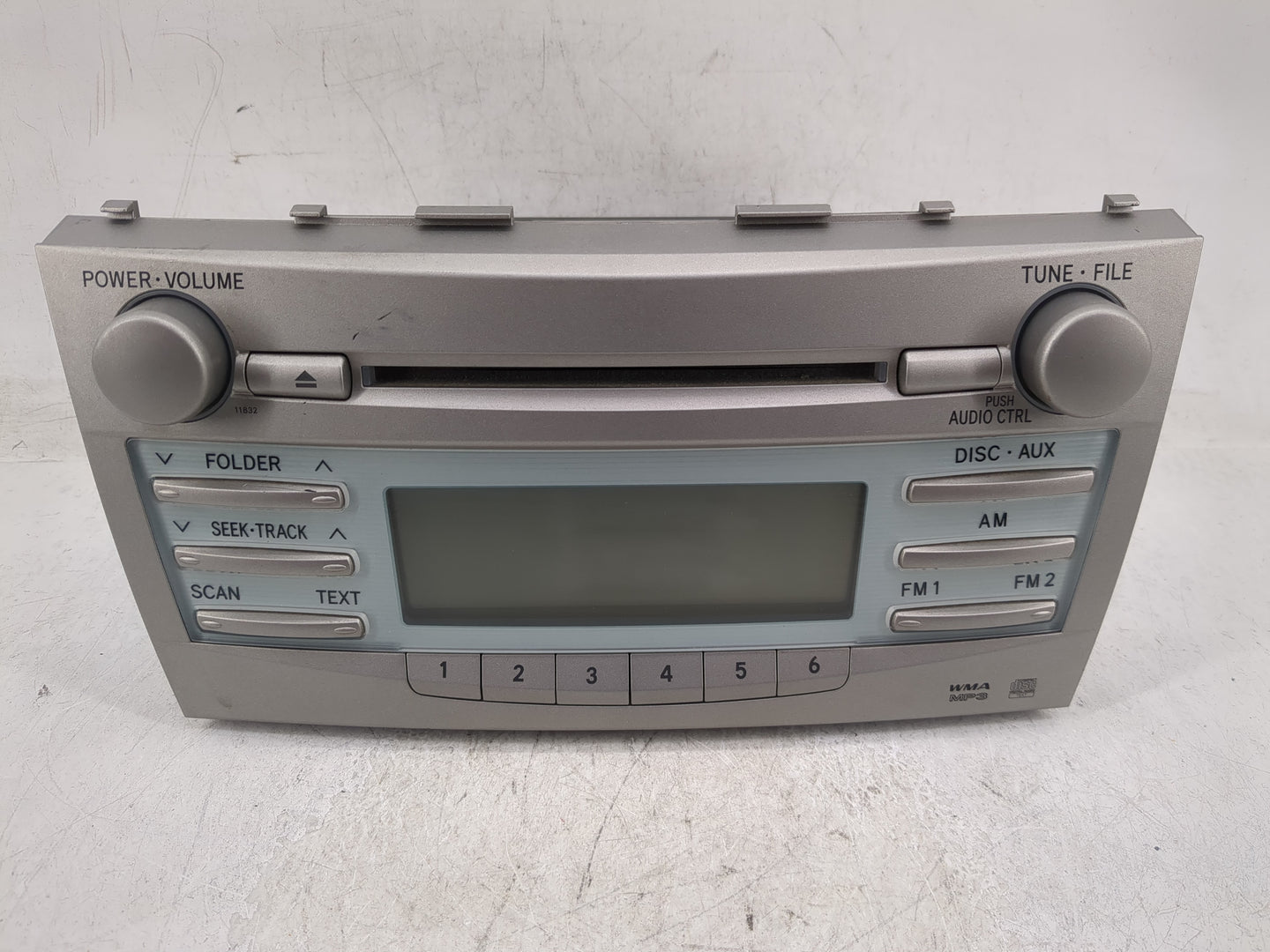 2007-2009 Toyota Camry Radio AM FM Cd Player Receiver Replacement P/N:86120-06181 Fits Fits 2007 2008 2009 OEM Used Auto Par
