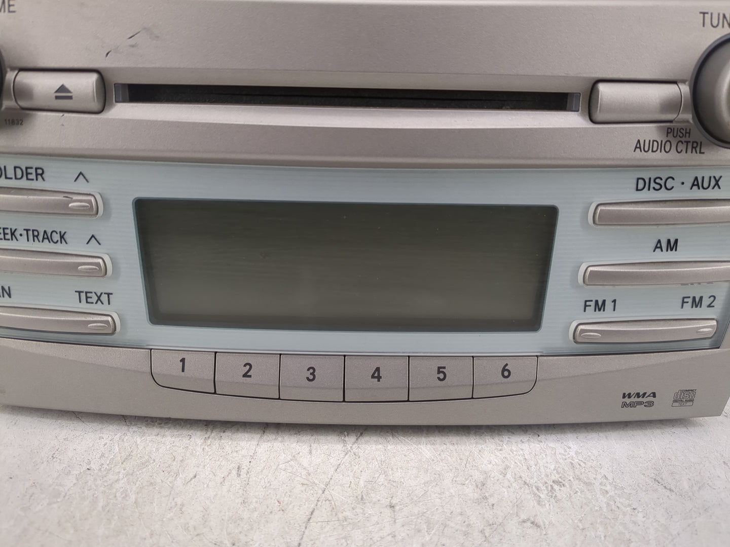 2007-2009 Toyota Camry Radio AM FM Cd Player Receiver Replacement P/N:86120-06181 Fits Fits 2007 2008 2009 OEM Used Auto Par