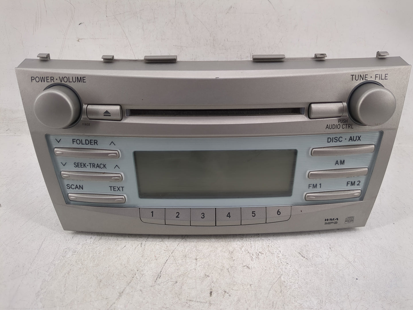 2007-2009 Toyota Camry Radio AM FM Cd Player Receiver Replacement Fits Fits 2007 2008 2009 OEM Used Auto Parts - Oemusedauto