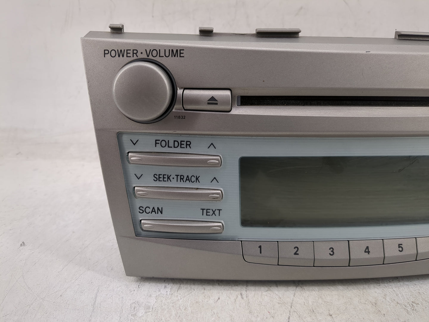 2007-2009 Toyota Camry Radio AM FM Cd Player Receiver Replacement Fits Fits 2007 2008 2009 OEM Used Auto Parts - Oemusedauto