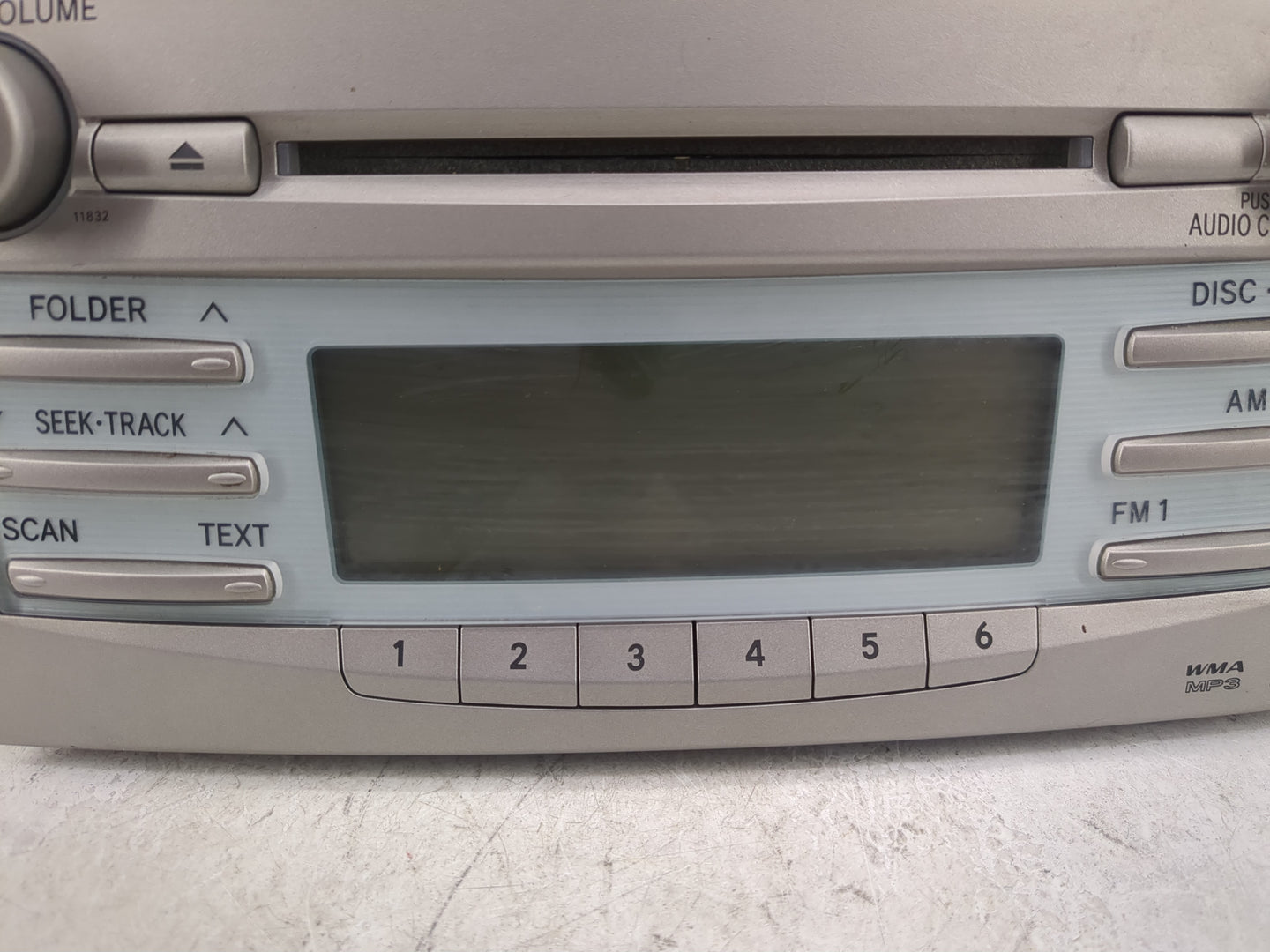 2007-2009 Toyota Camry Radio AM FM Cd Player Receiver Replacement Fits Fits 2007 2008 2009 OEM Used Auto Parts - Oemusedauto
