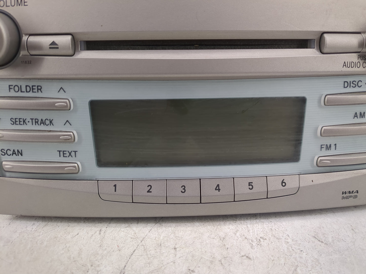 2007-2009 Toyota Camry Radio AM FM Cd Player Receiver Replacement Fits Fits 2007 2008 2009 OEM Used Auto Parts - Oemusedauto