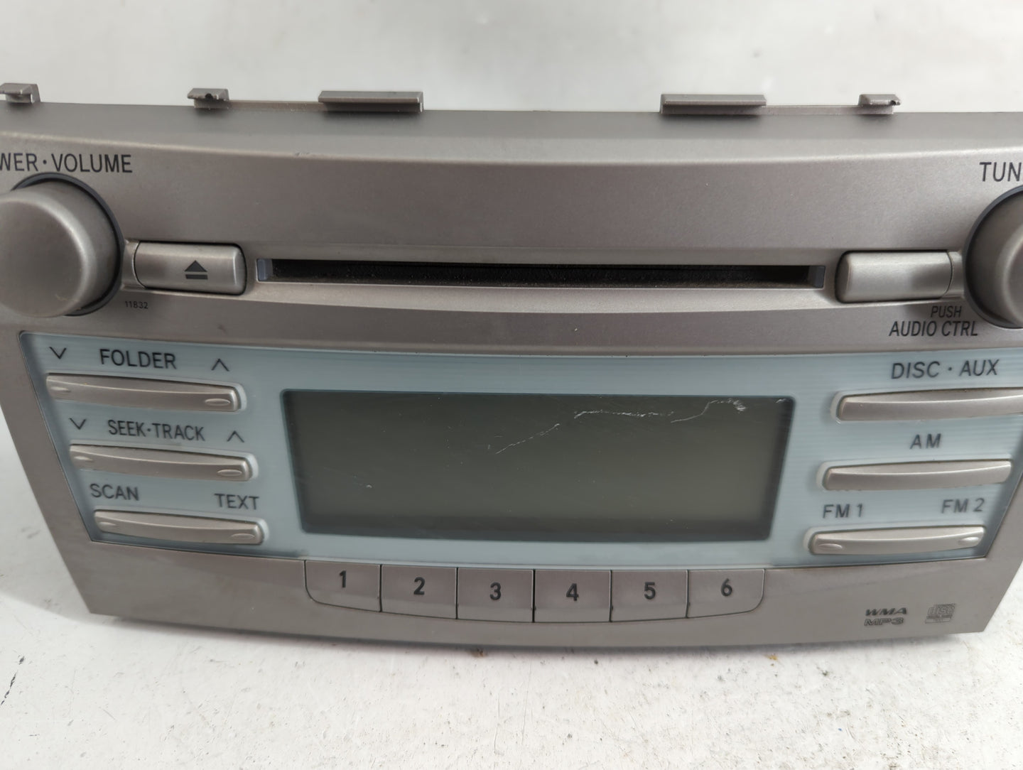 2007-2009 Toyota Camry Radio AM FM Cd Player Receiver Replacement P/N:86120-06181 Fits Fits 2007 2008 2009 OEM Used Auto Par