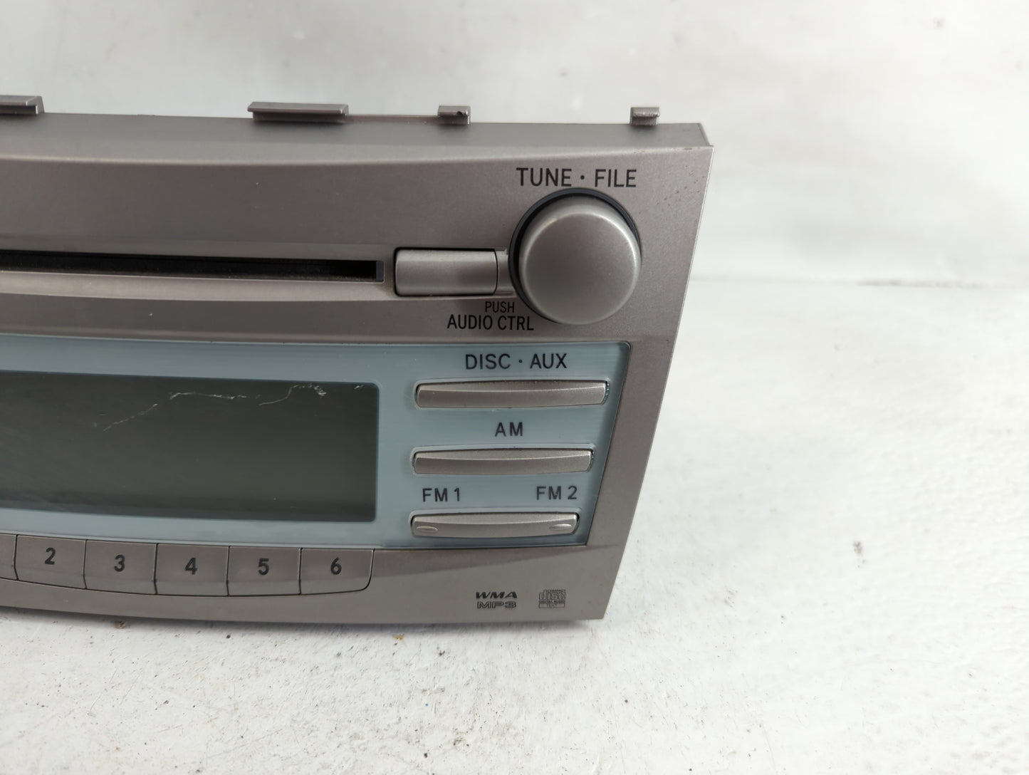 2007-2009 Toyota Camry Radio AM FM Cd Player Receiver Replacement P/N:86120-06181 Fits Fits 2007 2008 2009 OEM Used Auto Par