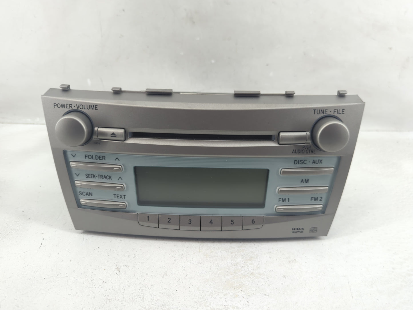 2007-2009 Toyota Camry Radio AM FM Cd Player Receiver Replacement P/N:86120-06181 Fits Fits 2007 2008 2009 OEM Used Auto Par