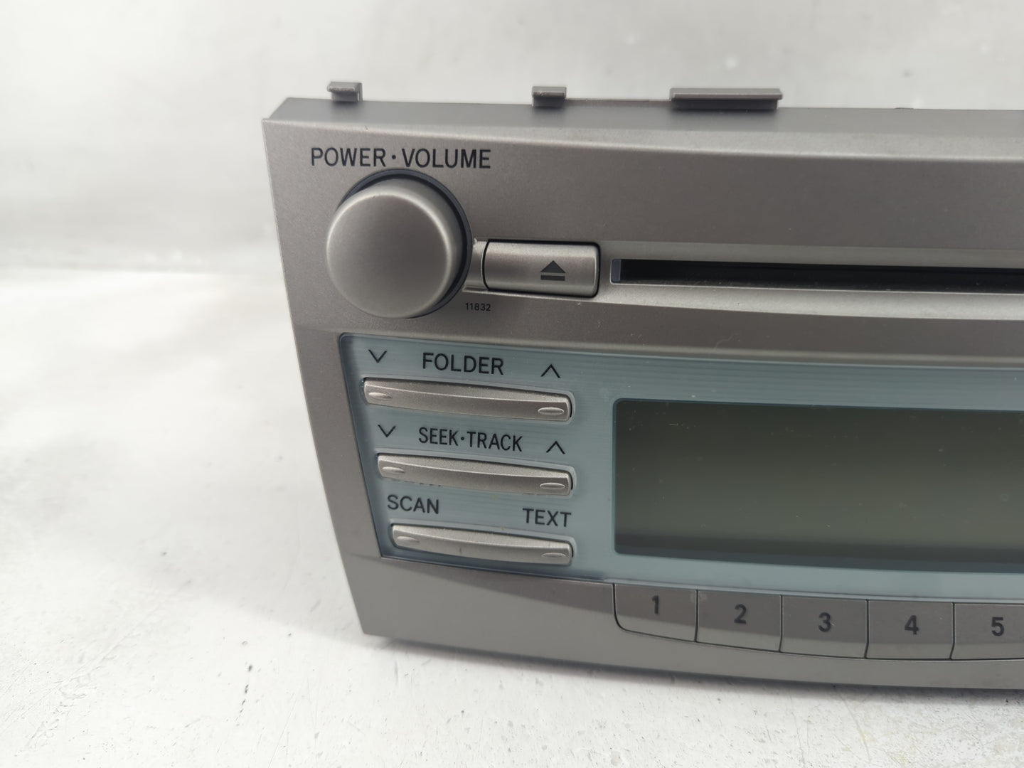 2007-2009 Toyota Camry Radio AM FM Cd Player Receiver Replacement P/N:86120-06181 Fits Fits 2007 2008 2009 OEM Used Auto Par