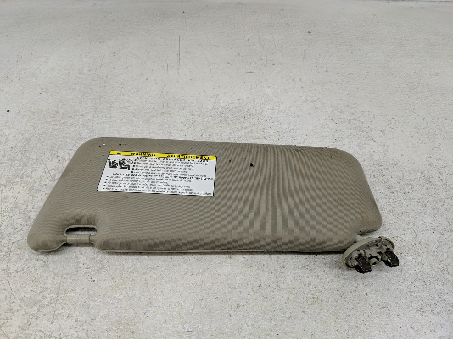 2007-2011 Toyota Camry Sun Visor Shade Replacement Passenger Right Mirror Fits Fits 2007 2008 2009 2010 2011 OEM Used Auto P