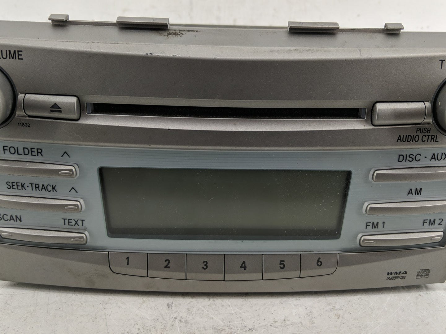 2007-2009 Toyota Camry Radio AM FM Cd Player Receiver Replacement P/N:86120-06180 86120-06181 Fits Fits 2007 2008 2009 OEM U