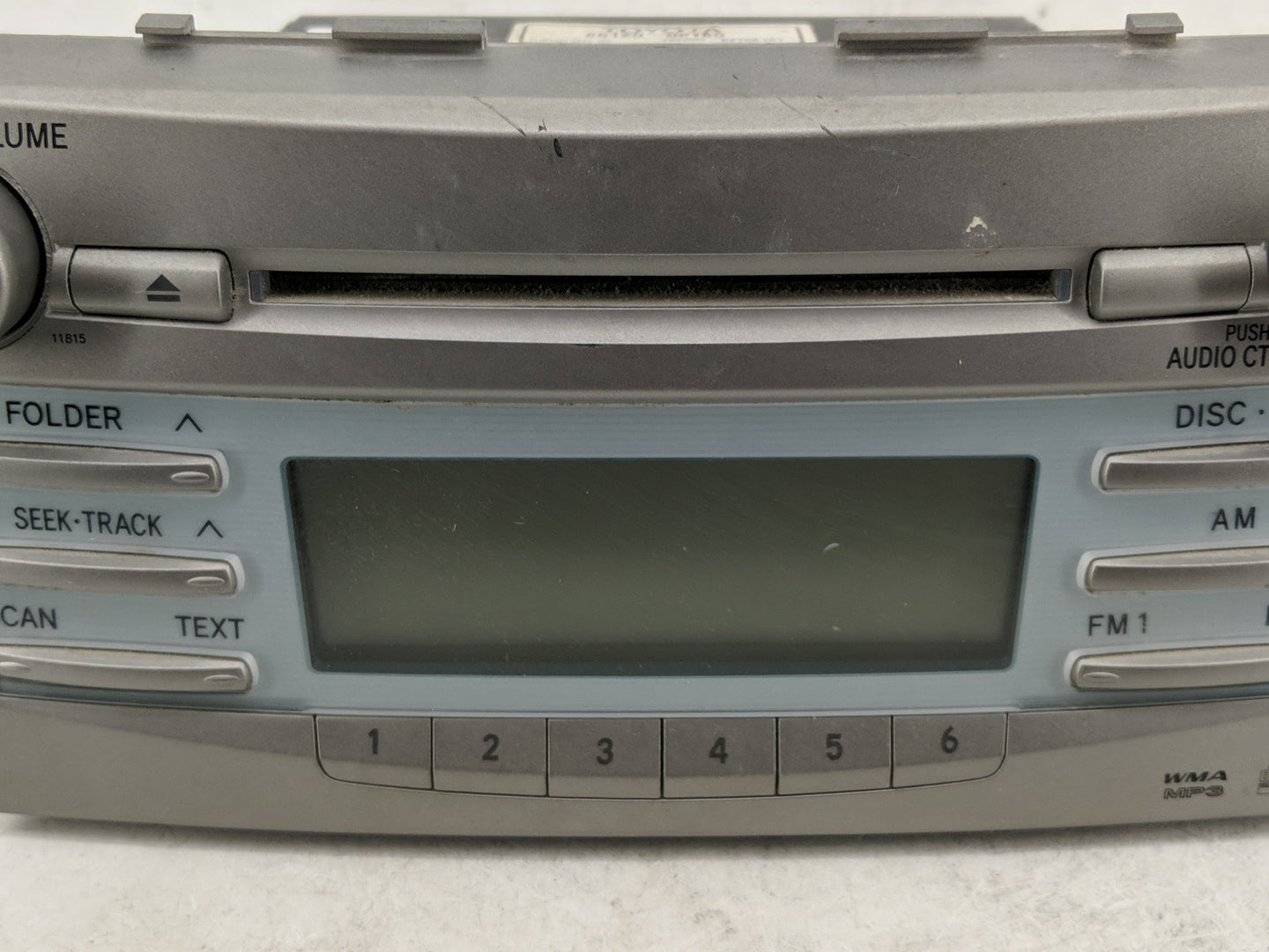 2007-2009 Toyota Camry Radio AM FM Cd Player Receiver Replacement P/N:86120-06180 86120-06181 Fits Fits 2007 2008 2009 OEM U