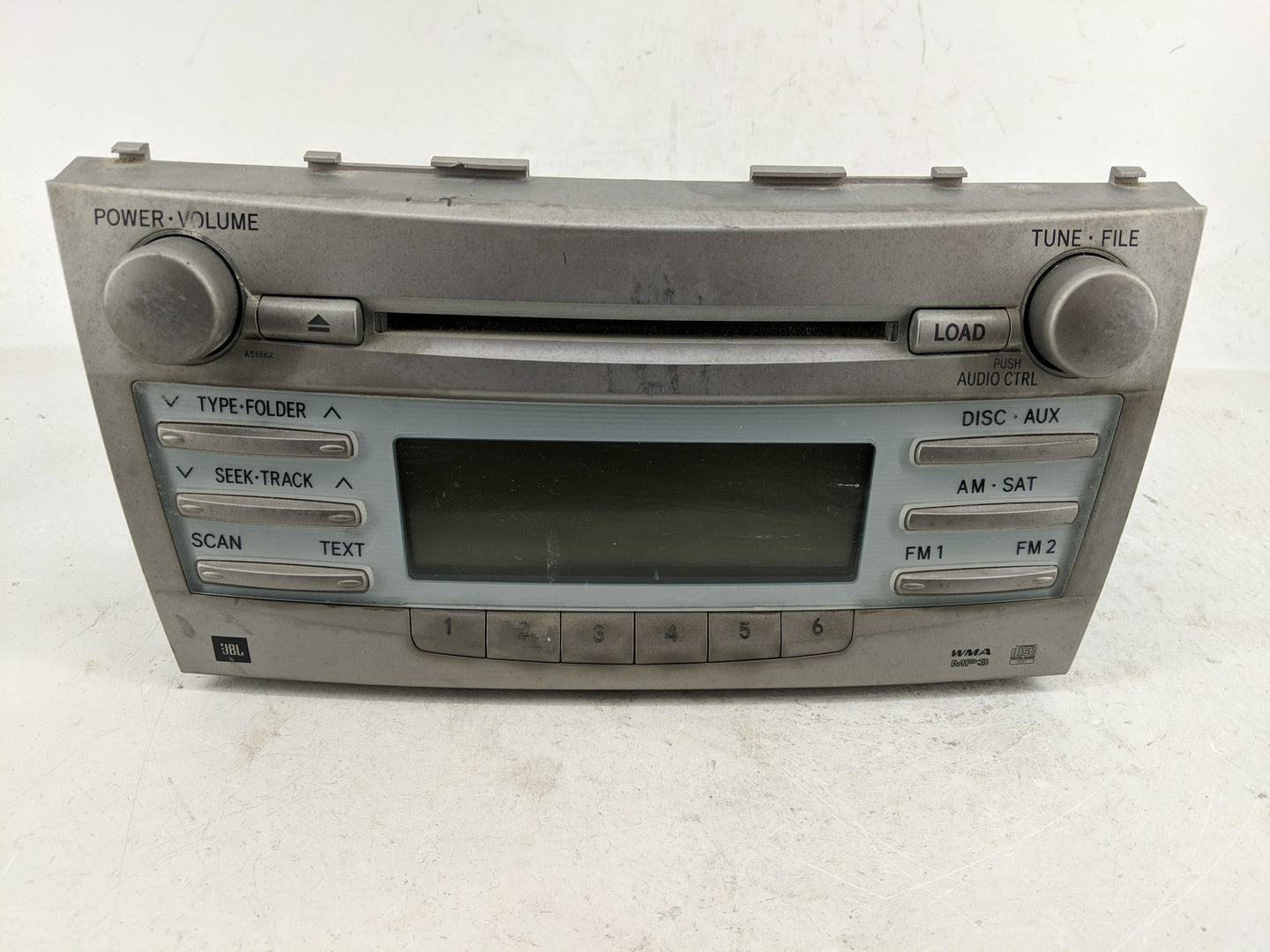2007-2009 Toyota Camry Radio AM FM Cd Player Receiver Replacement P/N:86120-06191 Fits Fits 2007 2008 2009 OEM Used Auto Par
