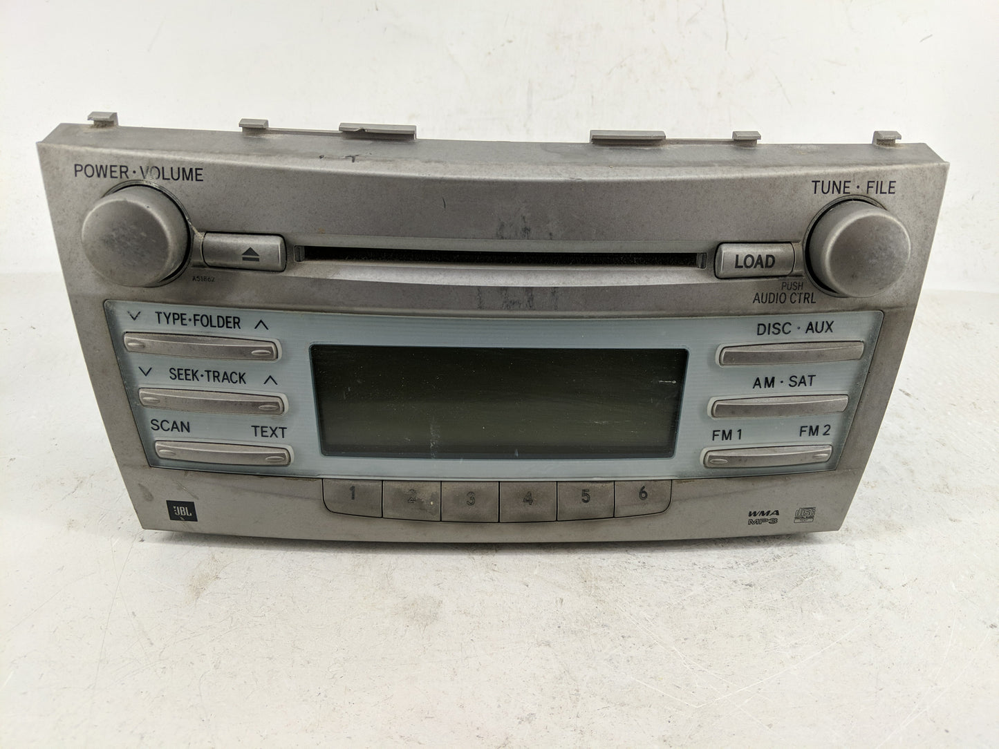 2007-2009 Toyota Camry Radio AM FM Cd Player Receiver Replacement P/N:86120-06191 Fits Fits 2007 2008 2009 OEM Used Auto Par