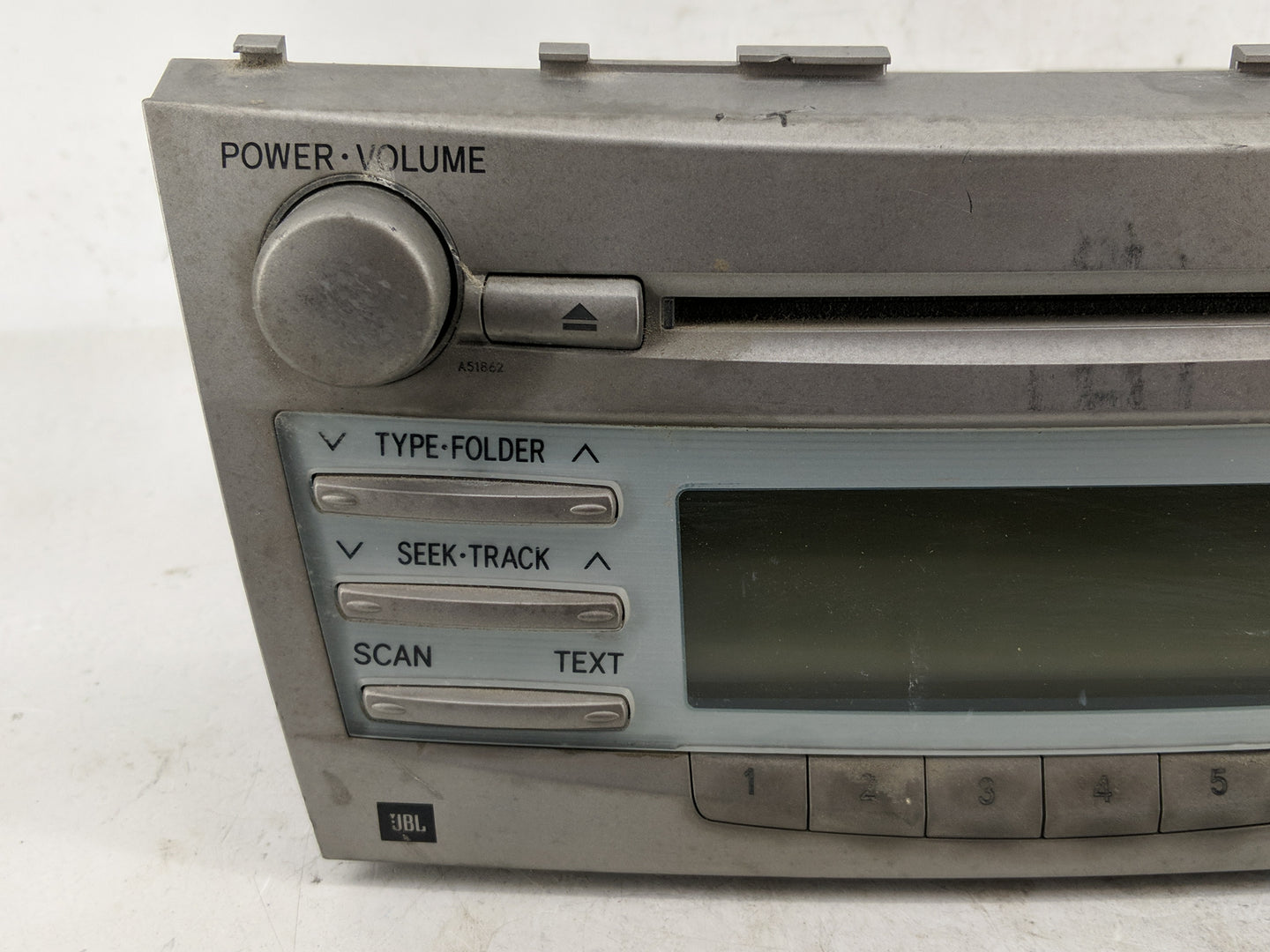 2007-2009 Toyota Camry Radio AM FM Cd Player Receiver Replacement P/N:86120-06191 Fits Fits 2007 2008 2009 OEM Used Auto Par
