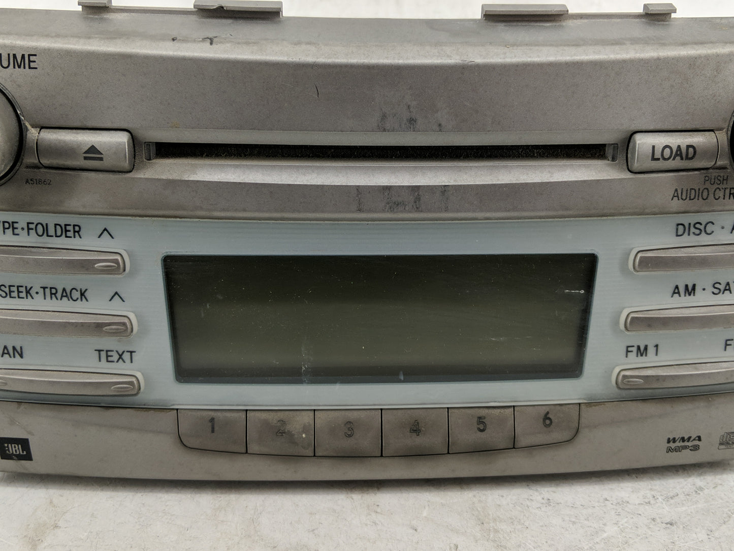 2007-2009 Toyota Camry Radio AM FM Cd Player Receiver Replacement P/N:86120-06191 Fits Fits 2007 2008 2009 OEM Used Auto Par
