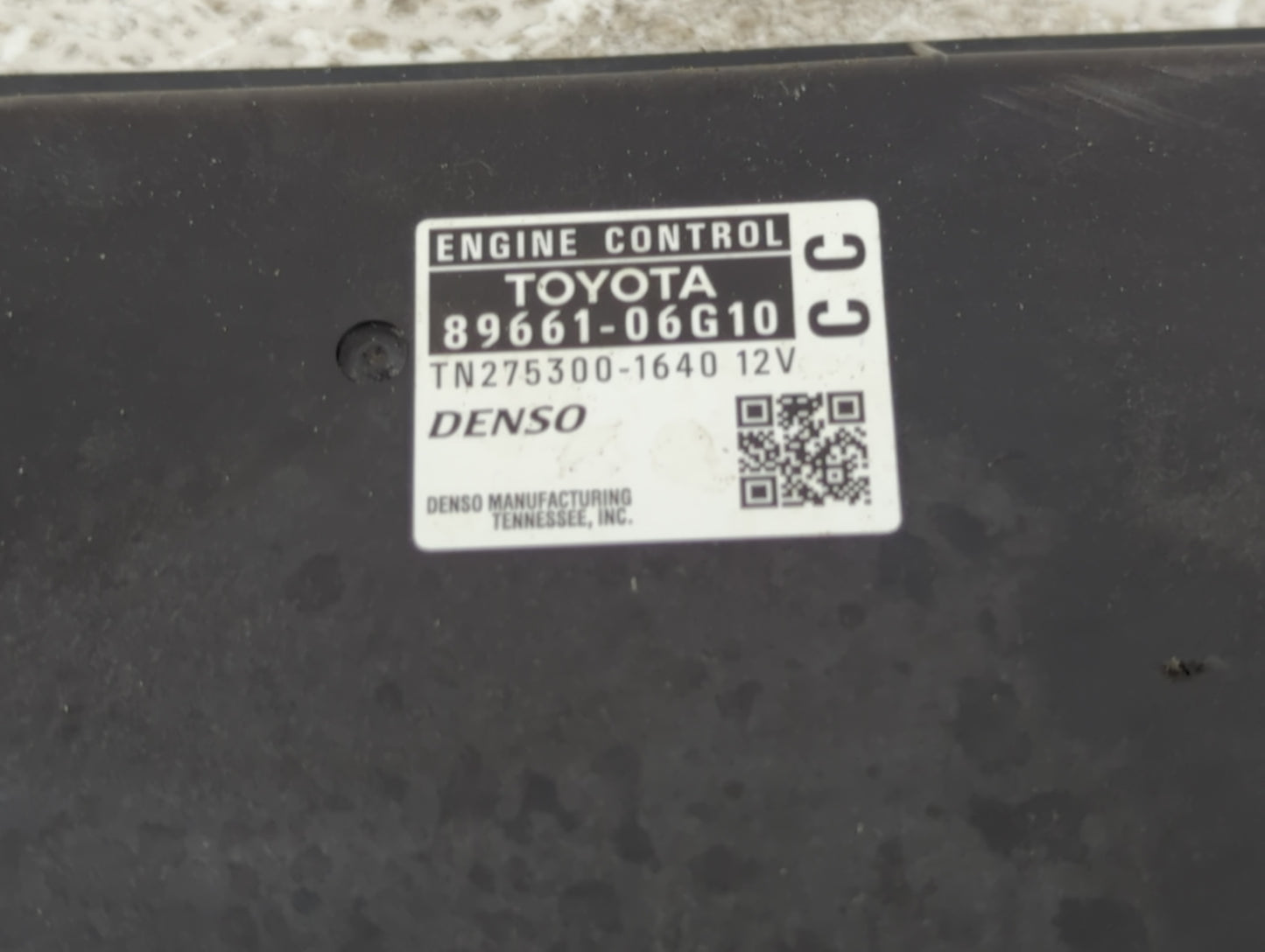 2008-2009 Toyota Camry PCM Engine Control Computer ECU ECM PCU OEM P/N:TN275300-1640 89661-06G10 Fits Fits 2008 2009 OEM Use