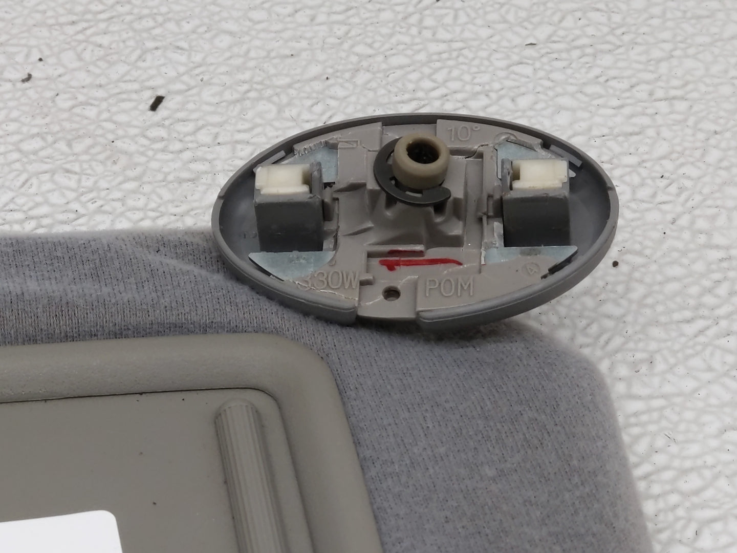 2007-2011 Toyota Camry Sun Visor Shade Replacement Passenger Right Mirror Fits Fits 2007 2008 2009 2010 2011 OEM Used Auto P