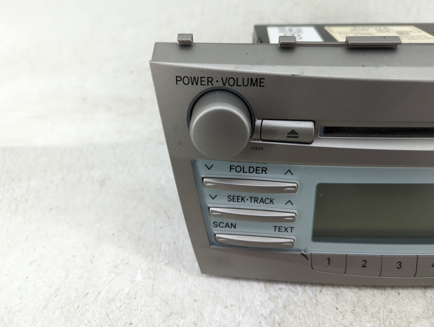 2007-2009 Toyota Camry Radio AM FM Cd Player Receiver Replacement P/N:86120-06181 Fits Fits 2007 2008 2009 OEM Used Auto Par