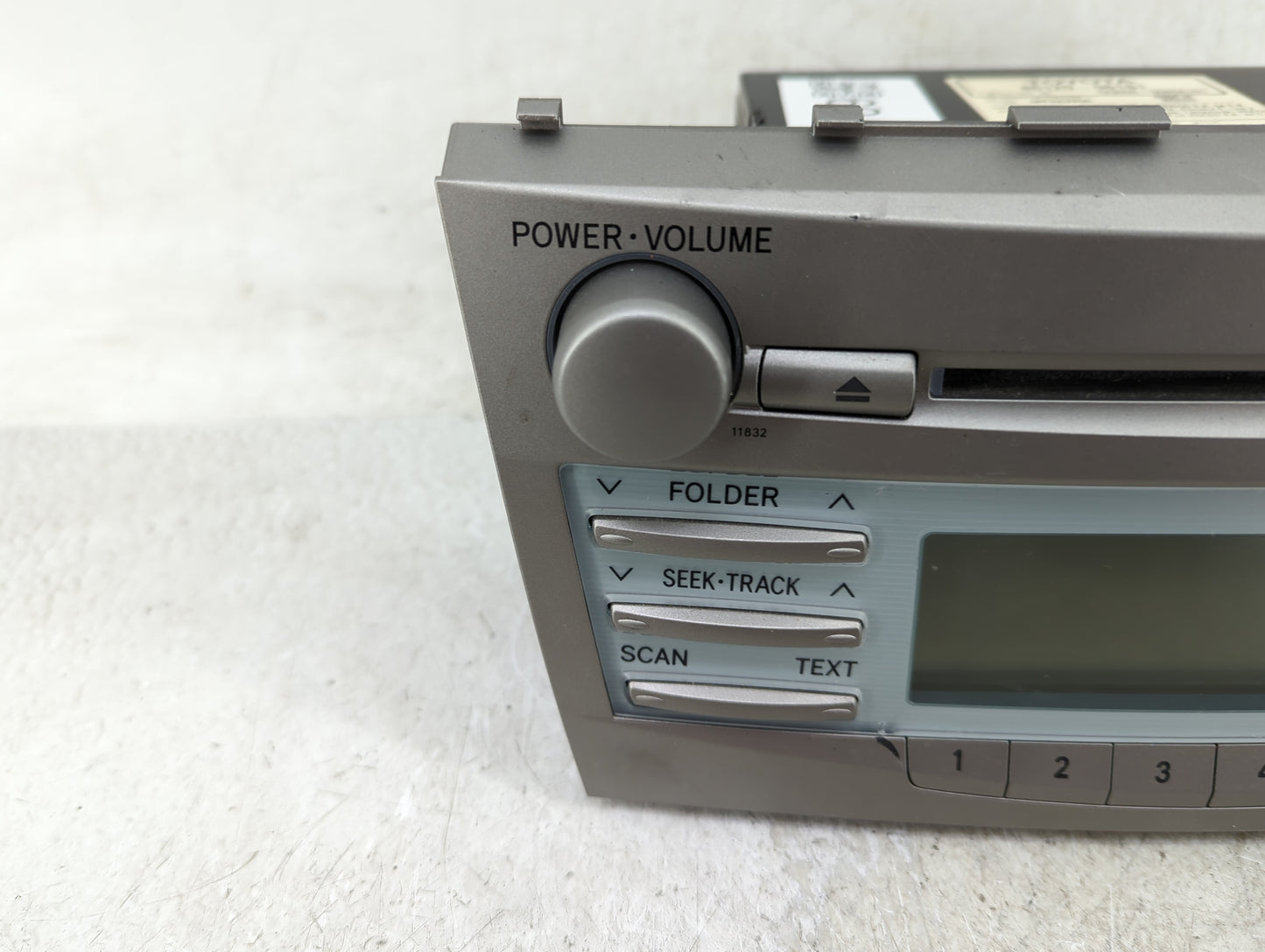 2007-2009 Toyota Camry Radio AM FM Cd Player Receiver Replacement P/N:86120-06181 Fits Fits 2007 2008 2009 OEM Used Auto Par
