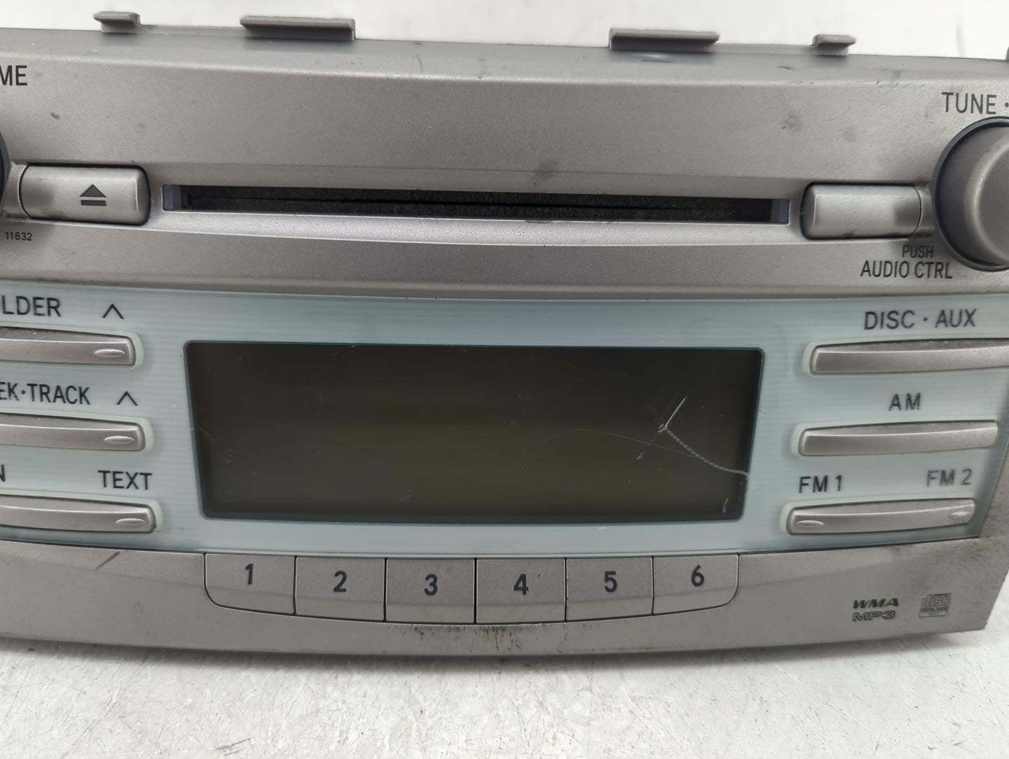2007-2009 Toyota Camry Radio AM FM Cd Player Receiver Replacement Fits Fits 2007 2008 2009 OEM Used Auto Parts - Oemusedauto