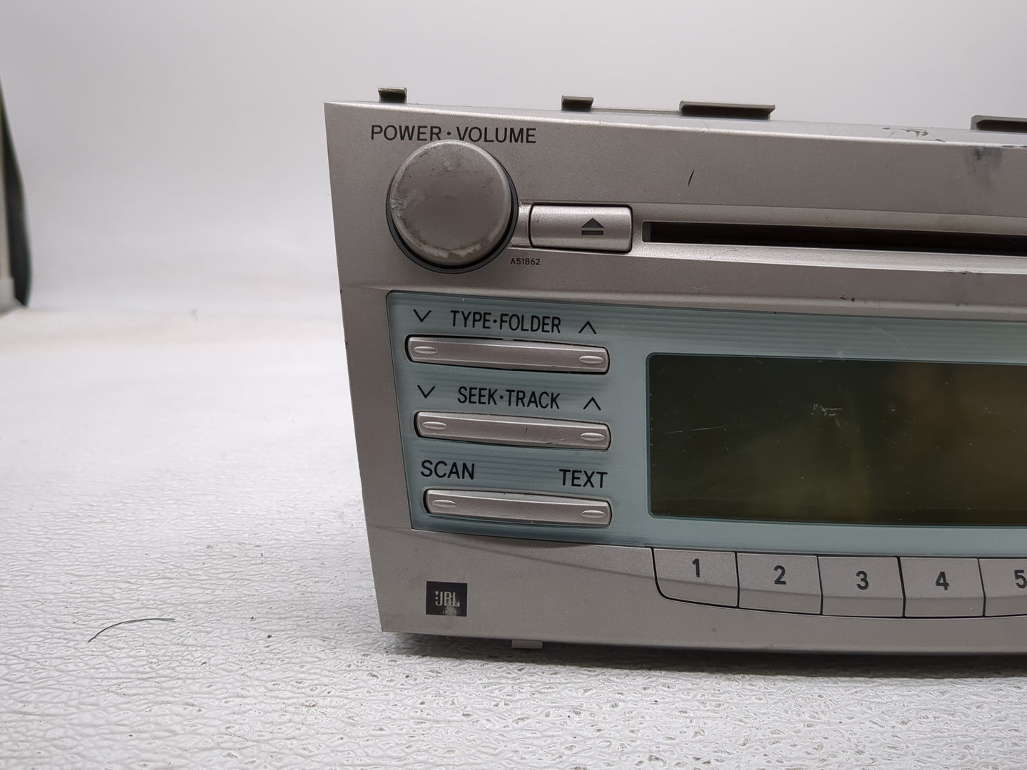 2007-2009 Toyota Camry Radio AM FM Cd Player Receiver Replacement P/N:86120-06191 Fits Fits 2007 2008 2009 OEM Used Auto Par