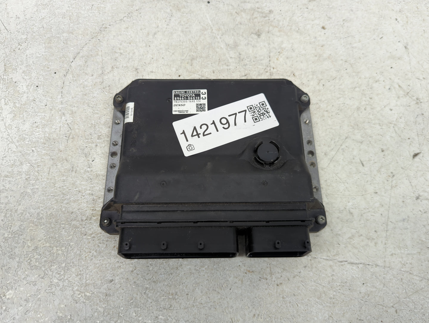 2008-2009 Toyota Camry PCM Engine Control Computer ECU ECM PCU OEM P/N:89661-06G10 TN275300-1640 Fits Fits 2008 2009 OEM Use