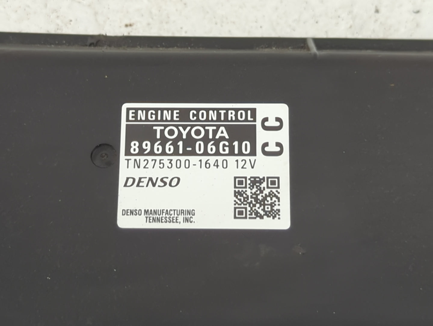 2008-2009 Toyota Camry PCM Engine Control Computer ECU ECM PCU OEM P/N:89661-06G10 TN275300-1640 Fits Fits 2008 2009 OEM Use
