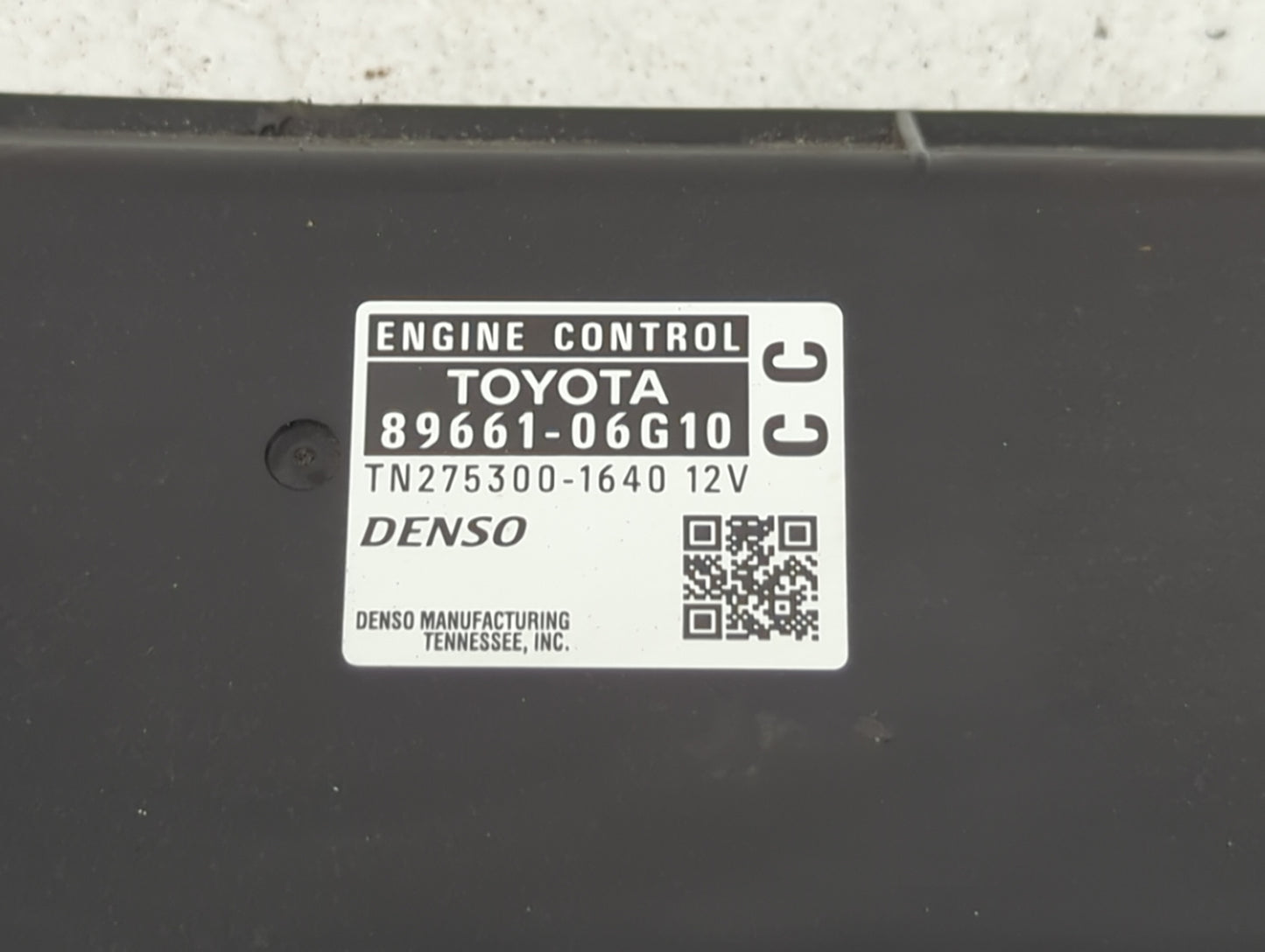 2008-2009 Toyota Camry PCM Engine Control Computer ECU ECM PCU OEM P/N:89661-06G10 TN275300-1640 Fits Fits 2008 2009 OEM Use