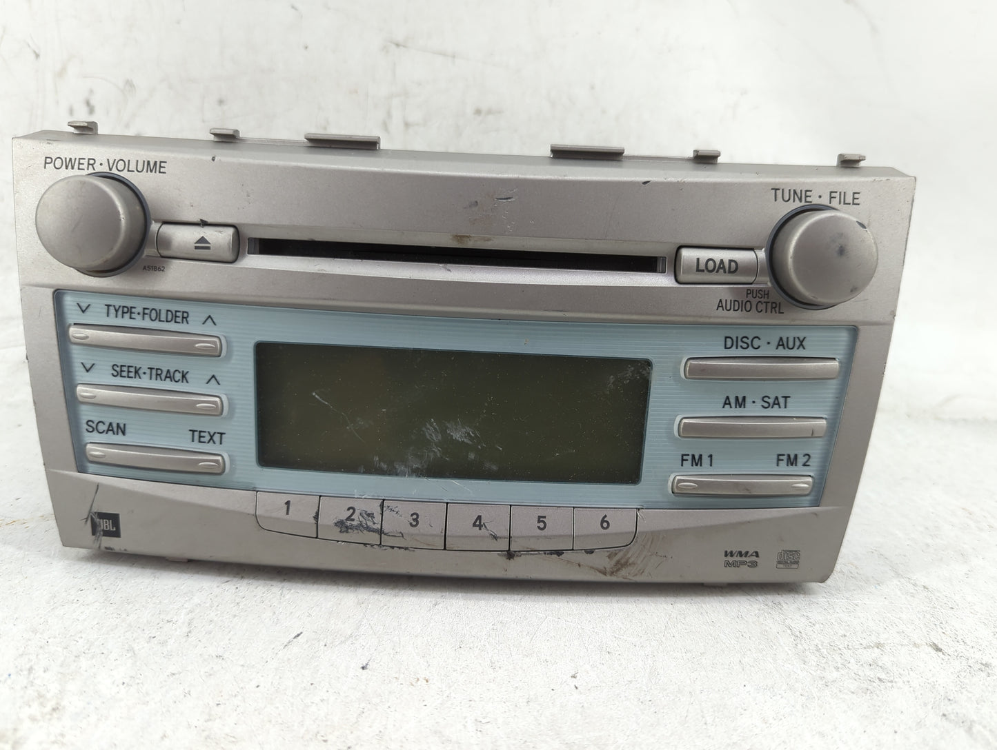 2007-2009 Toyota Camry Radio AM FM Cd Player Receiver Replacement P/N:86120-06191 CQ-ES8760X, HYQBTAU01A Fits Fits 2007 2008
