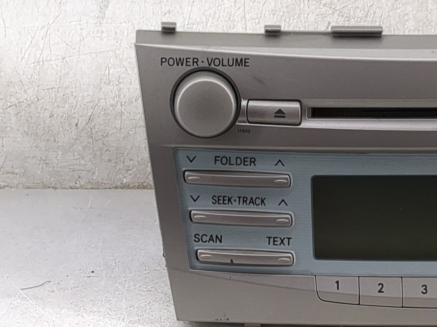 2007-2009 Toyota Camry Radio AM FM Cd Player Receiver Replacement P/N:86120-06181 123000-06602101 Fits Fits 2007 2008 2009 O