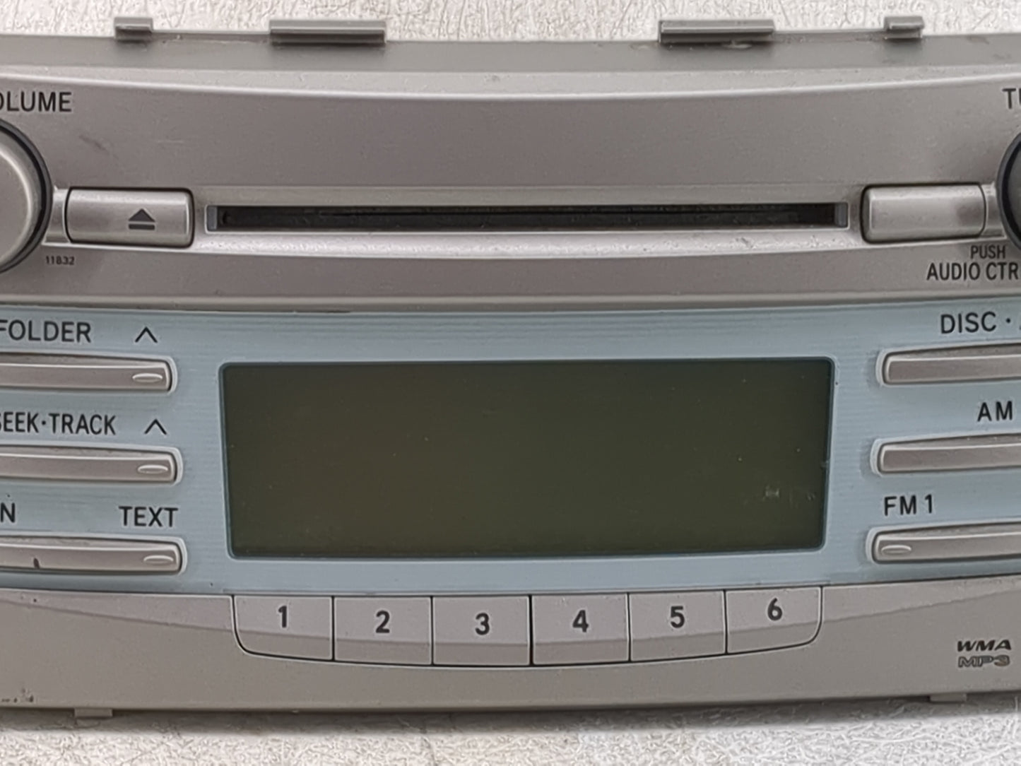 2007-2009 Toyota Camry Radio AM FM Cd Player Receiver Replacement P/N:86120-06181 123000-06602101 Fits Fits 2007 2008 2009 O