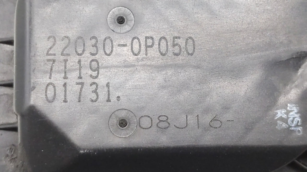 2007-2017 Toyota Camry Throttle Body P/N:22030-0P050 22030-31030 Fits OEM Used Auto Parts - Oemusedautoparts1.com