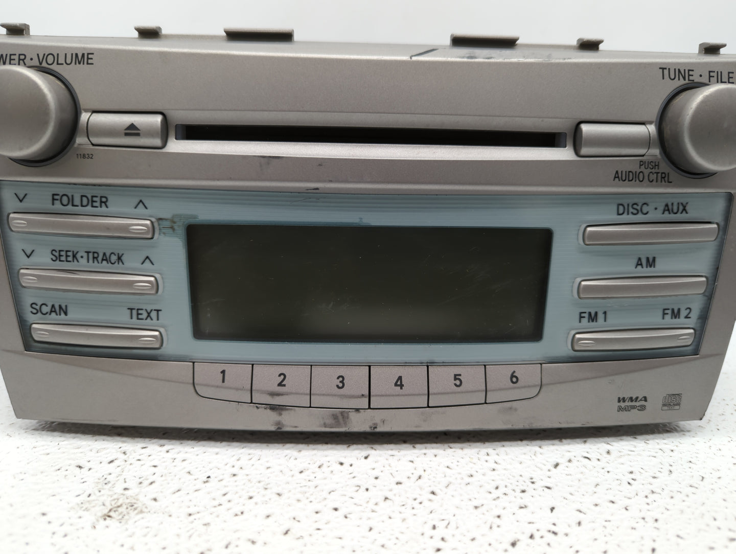 2007-2009 Toyota Camry Radio AM FM Cd Player Receiver Replacement P/N:86120-06182 86120-33890 Fits Fits 2007 2008 2009 OEM U