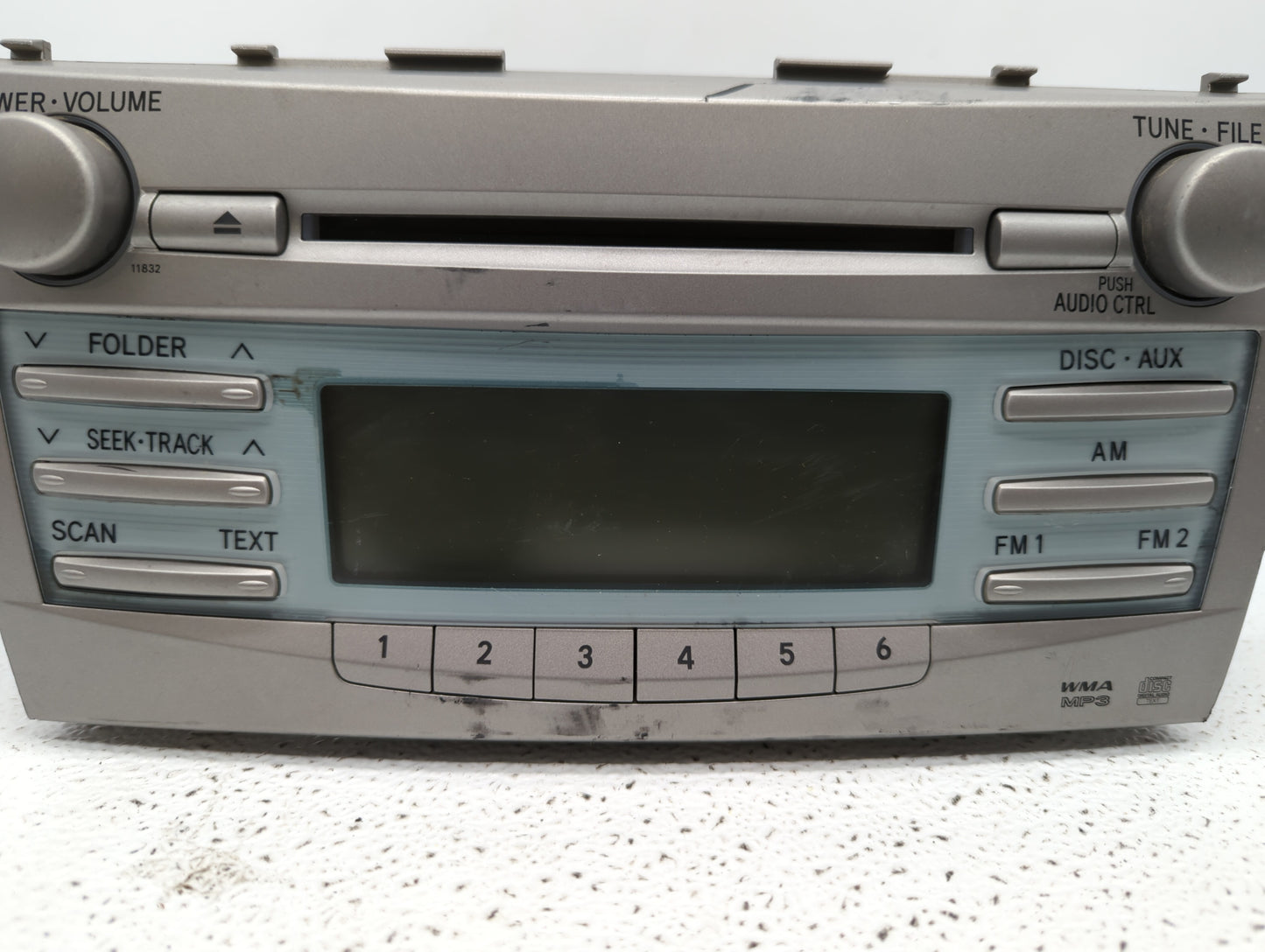 2007-2009 Toyota Camry Radio AM FM Cd Player Receiver Replacement P/N:86120-06182 86120-33890 Fits Fits 2007 2008 2009 OEM U