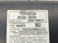2007-2009 Toyota Camry Radio AM FM Cd Player Receiver Replacement P/N:86120-06182 86120-33890 Fits Fits 2007 2008 2009 OEM U