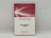 2008 Toyota Camry Owners Manual Book Guide OEM Used Auto Parts - Oemusedautoparts1.com