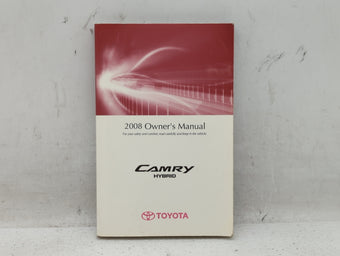 compare product 2008 Toyota Camry Owners Manual Book Guide OEM Used Auto Parts