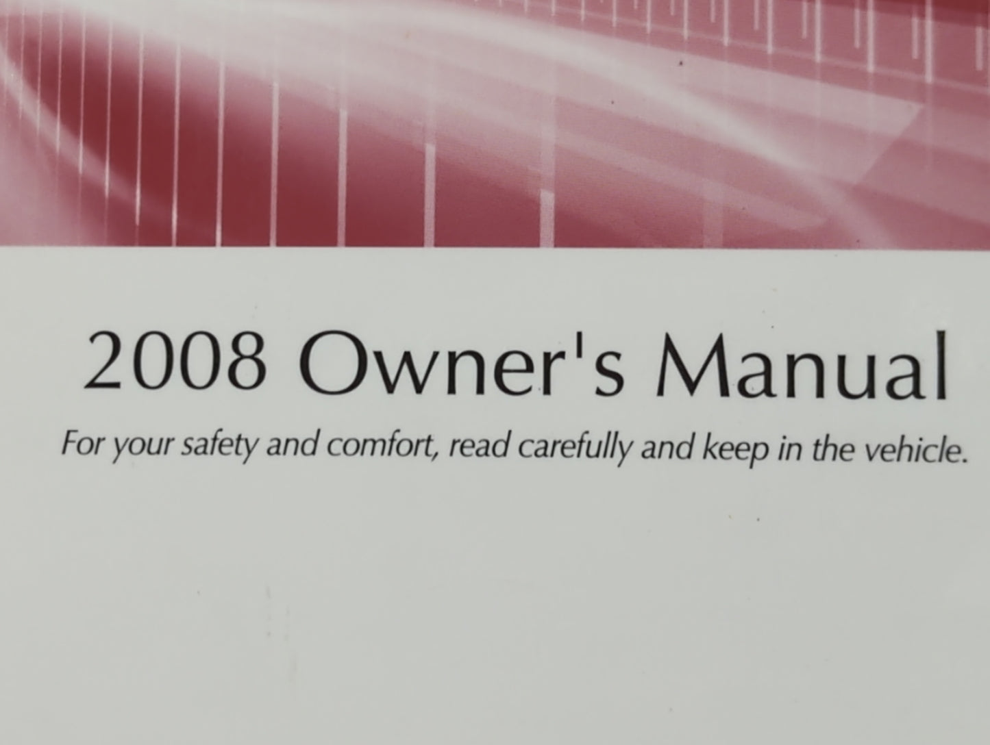 2008 Toyota Camry Owners Manual Book Guide OEM Used Auto Parts - Oemusedautoparts1.com