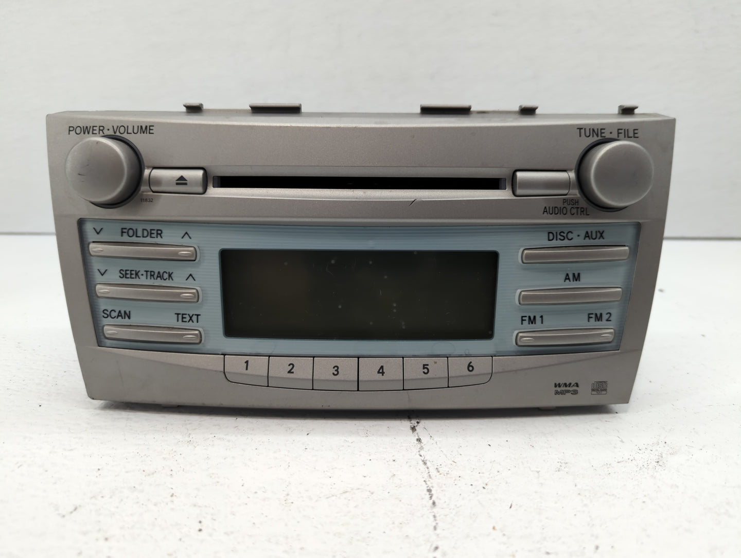 2007-2009 Toyota Camry Radio AM FM Cd Player Receiver Replacement P/N:86120-06181 Fits Fits 2007 2008 2009 OEM Used Auto Par