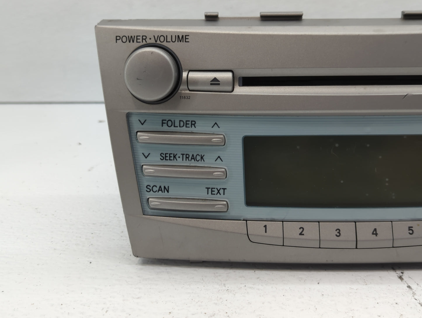 2007-2009 Toyota Camry Radio AM FM Cd Player Receiver Replacement P/N:86120-06181 Fits Fits 2007 2008 2009 OEM Used Auto Par