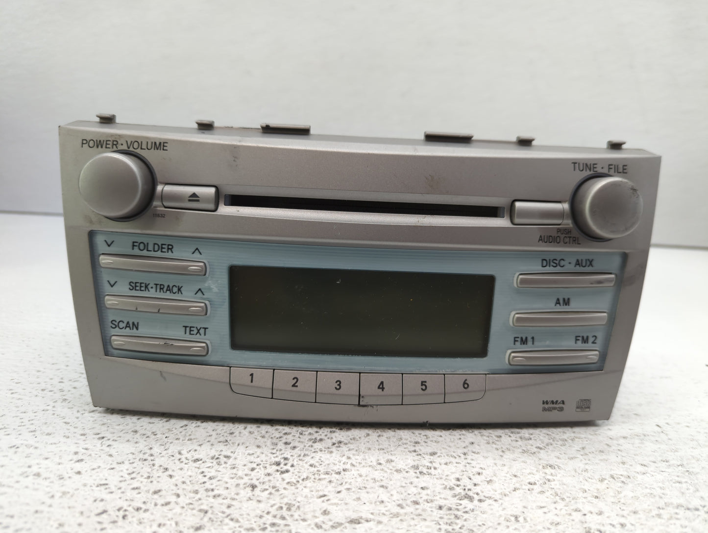 2007-2009 Toyota Camry Radio AM FM Cd Player Receiver Replacement P/N:86120-06181 Fits Fits 2007 2008 2009 OEM Used Auto Par