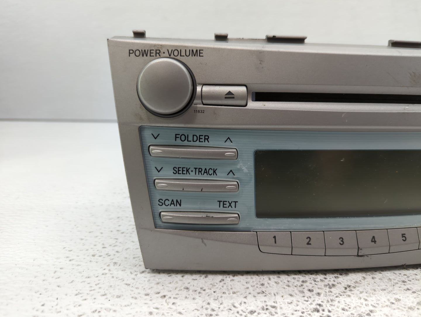 2007-2009 Toyota Camry Radio AM FM Cd Player Receiver Replacement P/N:86120-06181 Fits Fits 2007 2008 2009 OEM Used Auto Par