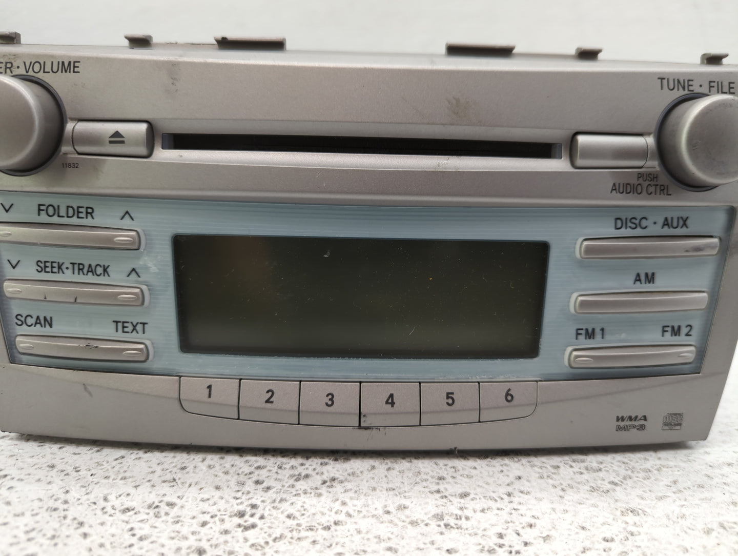 2007-2009 Toyota Camry Radio AM FM Cd Player Receiver Replacement P/N:86120-06181 Fits Fits 2007 2008 2009 OEM Used Auto Par