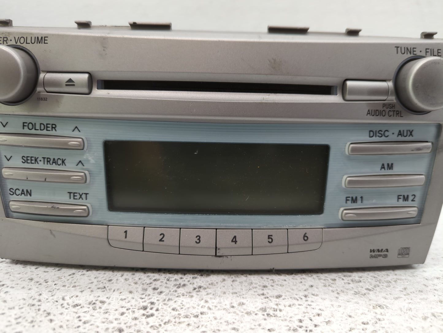 2007-2009 Toyota Camry Radio AM FM Cd Player Receiver Replacement P/N:86120-06181 Fits Fits 2007 2008 2009 OEM Used Auto Par