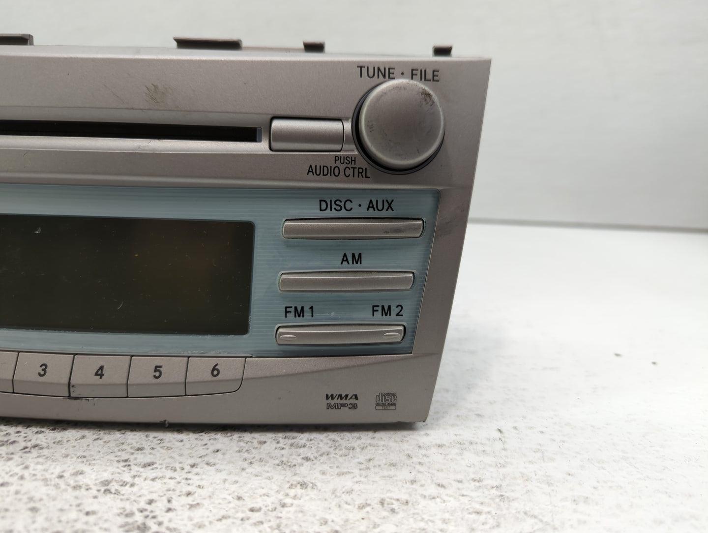 2007-2009 Toyota Camry Radio AM FM Cd Player Receiver Replacement P/N:86120-06181 Fits Fits 2007 2008 2009 OEM Used Auto Par