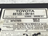 2007-2009 Toyota Camry Radio AM FM Cd Player Receiver Replacement P/N:86120-06181 Fits Fits 2007 2008 2009 OEM Used Auto Par
