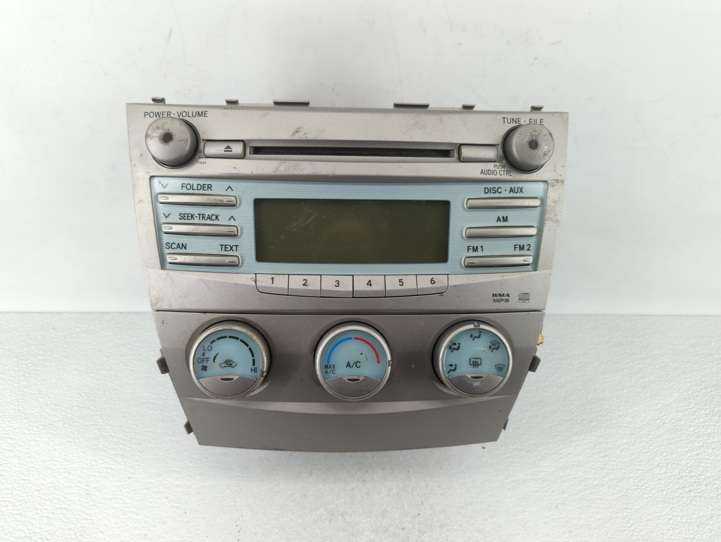 2007-2009 Toyota Camry Radio AM FM Cd Player Receiver Replacement P/N:86120-06181 86120-06182 Fits Fits 2007 2008 2009 OEM U