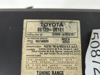 2007-2009 Toyota Camry Radio AM FM Cd Player Receiver Replacement P/N:86120-06181 86120-06182 Fits Fits 2007 2008 2009 OEM U