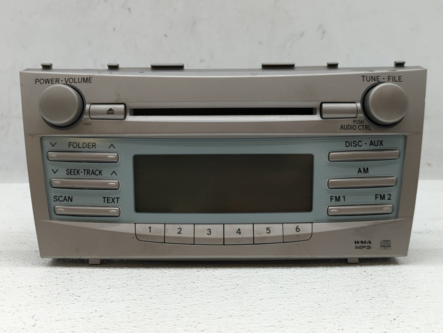 2007-2009 Toyota Camry Radio AM FM Cd Player Receiver Replacement P/N:86120-06181 86120-06182 Fits Fits 2007 2008 2009 OEM U