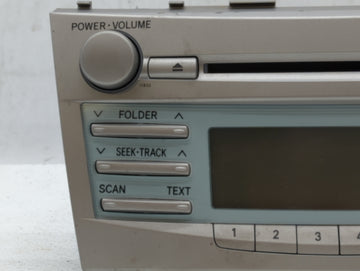 2007-2009 Toyota Camry Radio AM FM Cd Player Receiver Replacement P/N:86120-06181 86120-06182 Fits Fits 2007 2008 2009 OEM Used Auto Parts
