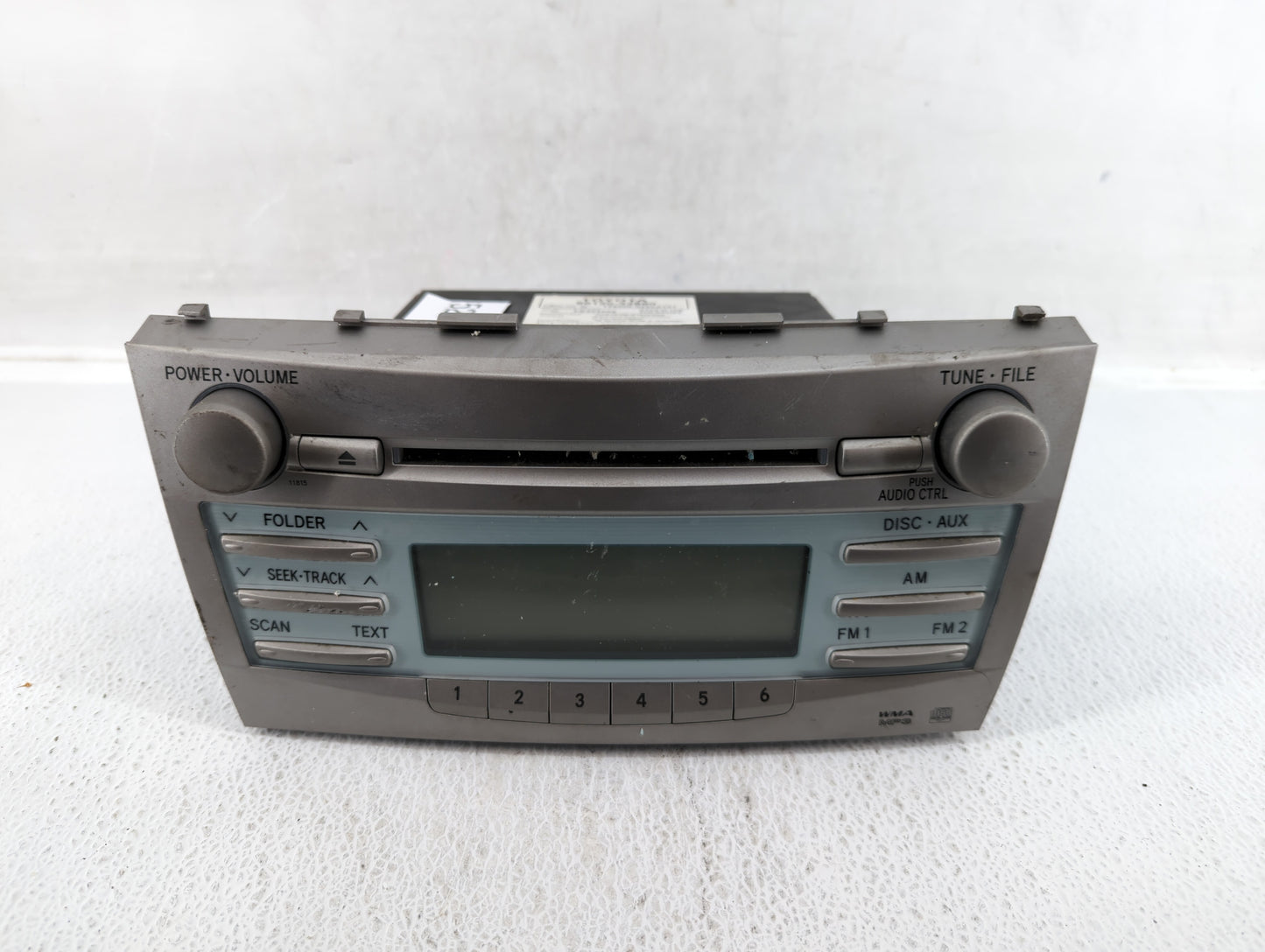 2007-2009 Toyota Camry Am Fm Cd Player Radio Receiver - Oemusedautoparts1.com