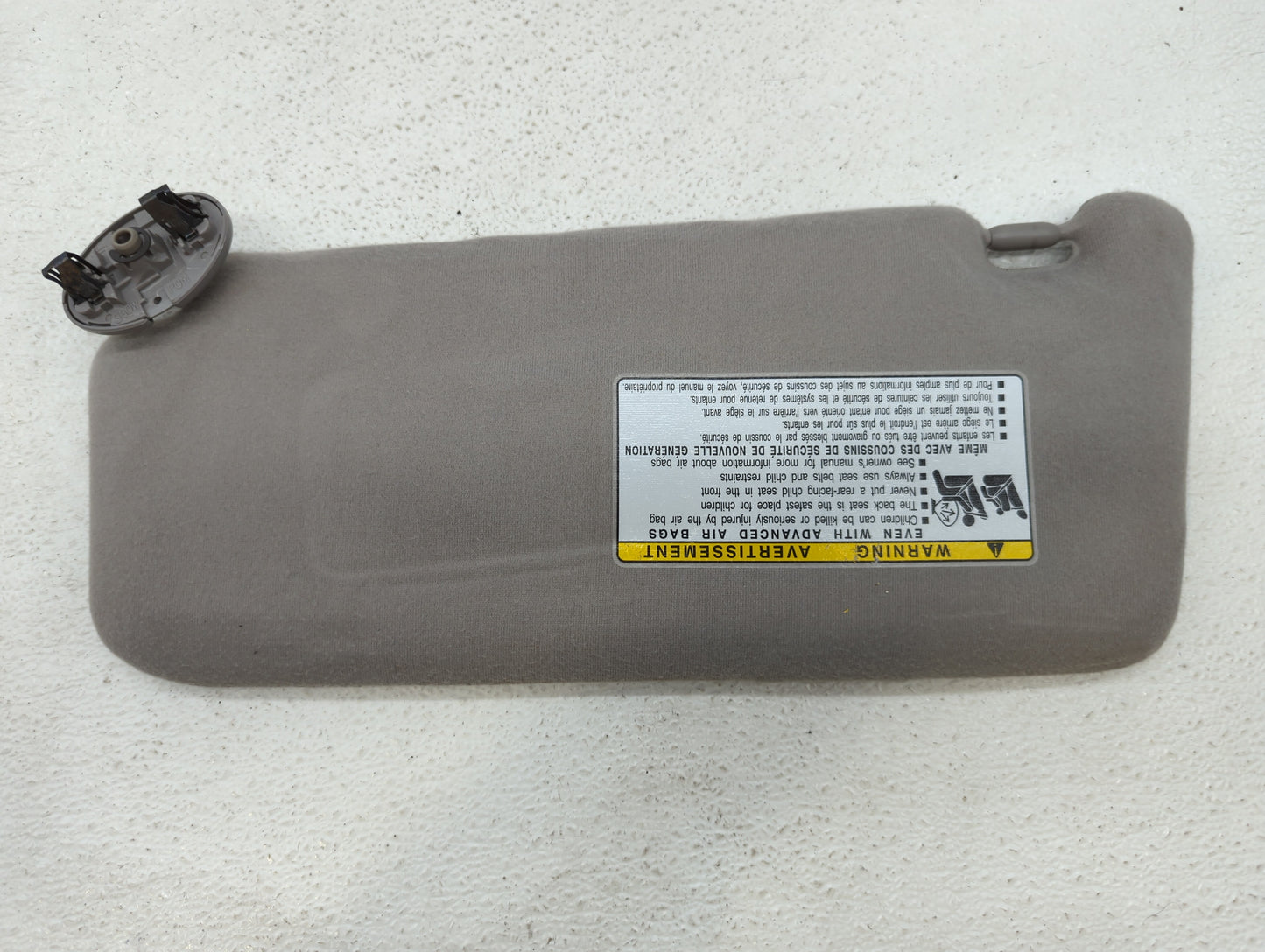 2007-2011 Toyota Camry Sun Visor Shade Replacement Passenger Right Mirror Fits Fits 2007 2008 2009 2010 2011 OEM Used Auto P